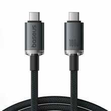 Kaabel USB-C Baseus Crystal Shine CB000089, 1,5 m, must