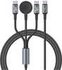 Kaabel USB-C USAMS Huan Series SJ754, 72W, koos juhtmevaba laadijaga kellale