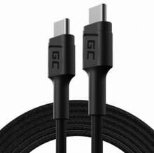 Kaabel USB-C Green Cell KABGC29, 2 m, must