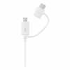 Kaabel microUSB/USB-C Samsung EP-DG930DWE, 1,5 m, valge