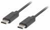 Kaabel USB-C Lanberg CA-CMCM-10CU-0005-BK, 0.5 m, must