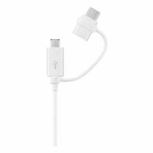 Kaabel microUSB/USB-C Samsung EP-DG930DWE, 1,5 m, valge