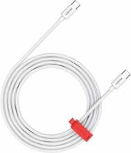 Kaabel USB-C Canyon CC60AB, 2 m, 60 W, valge