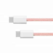 Kaabel USB-C Kruger&Matz Basic, 1 m, 60 W, roosa