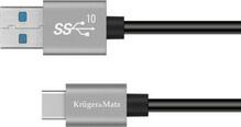 Kaabel USB-C Kruger&Matz Basic, 10 Gbps, 1 m