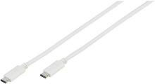 Kaabel USB-C Vivanco 45293, 1 m, valge
