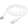 Kaabel USB-C/Lightning Hama 00201598, 1 m, valge
