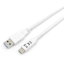 Kaabel USB-A/USB-C Equip 128364, 1 m, valge