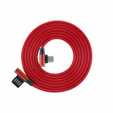USB-C kaabel Sbox Type-C-90R, 1,5 m, maasikapunane