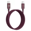 Kaabel USB-C Forever Vibe, 1 m, 60W, bordo