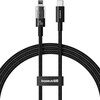 Kaabel USB-C/iP Baseus Gem, 1 m, 20 W, must