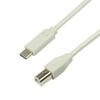 Kaabel USB-C/USB-B Logilink CU0160, 1 m, valge