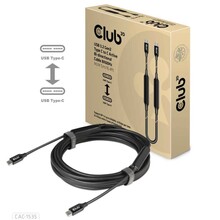 Kaabel USB-C Club 3D CAC-1535, 5 m, must