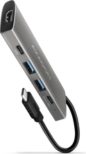USB-C hub AXAGON HMC-5G21, 10Gb/s, 2x USB-A, 2x USB-C, HDMI 4K/30Hz, PD 60W, 13 cm