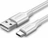 Kaabel USB-A/USB-C Ugreen US287, 1,5 m, valge