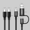 Kaabel USB-C Ugreen 50996, 50 cm, must