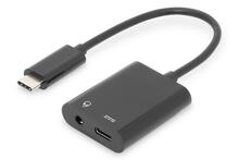 Adapter USB-C Digitus AK-300400-002-S, 0,2 m, must