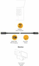 Kaabel USB-C Alogic U3-TCC15-MM-H, 15 m, must