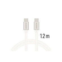 Kaabel USB-C Swissten, 1.2 m, hõbedane