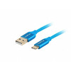 USB-kaabel USB-A/USB-C Lanberg CA-USBO-22CU-0010-BL, 1 m, sinine