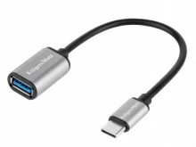 Adapter USB 3.0 - USB-C Kruger & Matz Basic, 16.5 cm, hõbe