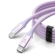 Kaabel USB-C Orico CDX, 100W 5A, 1 m, lilla
