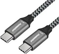 Kaabel USB-C PremiumCord, 3.2 Gen 1, 2 m, puuvillane punutis