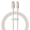 Kaabel USB-A/USB-C Baseus Habitat Series, 1 m, roosa