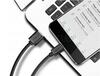 Kaabel USB-A/USB-C Ugreen US287, 0.5 m, must
