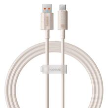 Kaabel USB-A/USB-C Baseus Habitat Series, 1 m, roosa