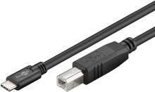 Kaabel USB-C MicroConnect USB3.1C2B1, 1 m, must