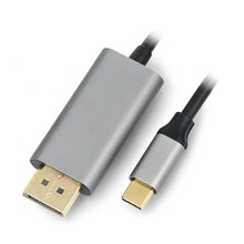 Kaabel USB-C/DisplayPort Akyga AK-AV-16, 1,8 m