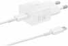 Laadija USB-C Samsung EP-T2510EWE + kaabel EP-DN980BWE, 25W, valge