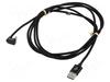 Kaabel USB-A/USB-C LogiLink CU0193, 2 m, must