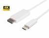 Kaabel USB-C MicroConnect USB3.1CDPB2W, 2 m, valge