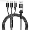 Kaabel USB 4in1 Partner Tele C172, 1,2 m, must