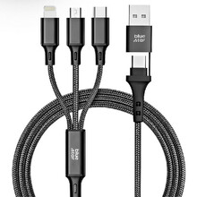Kaabel USB 4in1 Partner Tele C172, 1,2 m, must