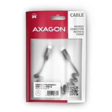 Kaabel USB-C Axagon BUCM-CM20TB, 1,1 m, must