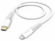 Kaabel USB-C/Lightning Hama 00183309, 1.5 m, valge