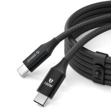 Kaabel USB-C Orico CDX, 100W, 1 m, must