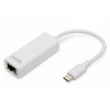 Adapter USB-C/Digitus DN-3024, 0.2 m, valge