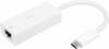 Adapter USB-C/RJ45 Vivanco 45383, 0.01 m, valge