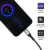 Kaabel USB-C Qoltec 52358, 1,5 m, must