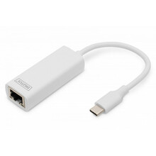 Adapter USB-C/Digitus DN-3024, 0.2 m, valge