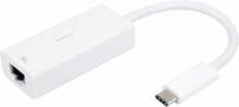 Adapter USB-C/RJ45 Vivanco 45383, 0.01 m, valge