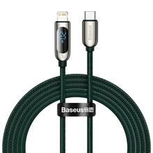 Kaabel USB-C/Lightning Baseus CATLSK-A06, 2 m, roheline