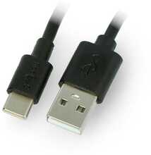 Kaabel USB-A/USB-C Goobay 59118, 0.5 m, must