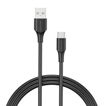 Kaabel USB-A/USB-C Vention CTHBD, 0,5 m, must