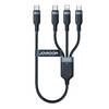 Laadimiskaabel 4in1 Joyroom S-A18, 1,2 m, must