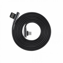 Kaabel USB-C Sbox USB-C-90-B, 1,5 m, must